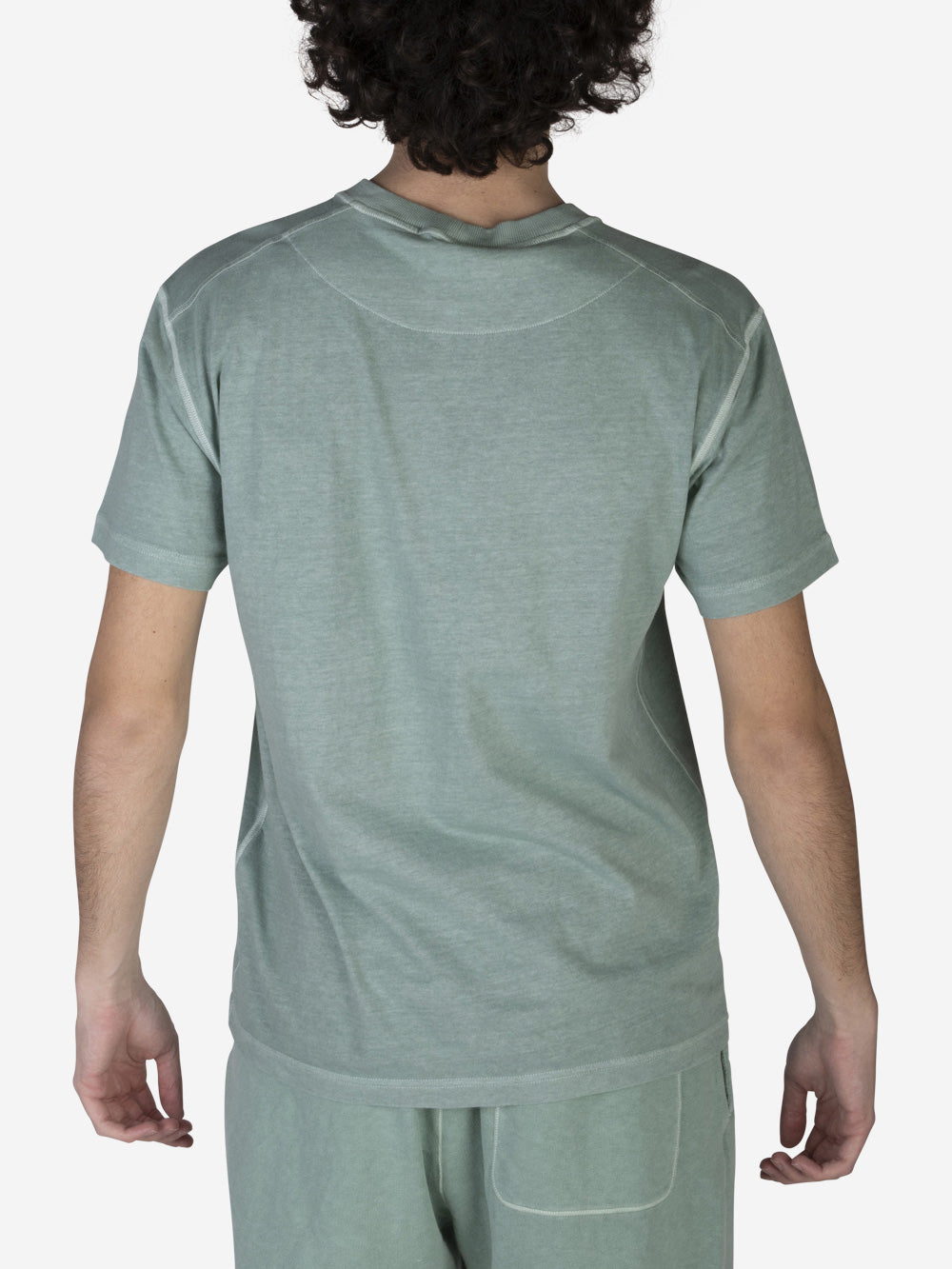 STONE ISLAND T-shirt in cotone biologico verde Urbanstaroma