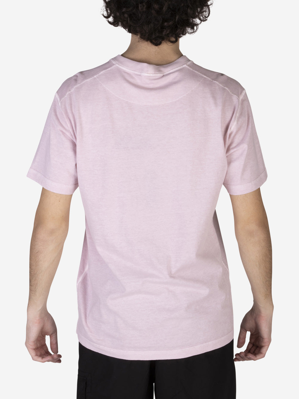 STONE ISLAND T-shirt in cotone biologico Rosa Urbanstaroma