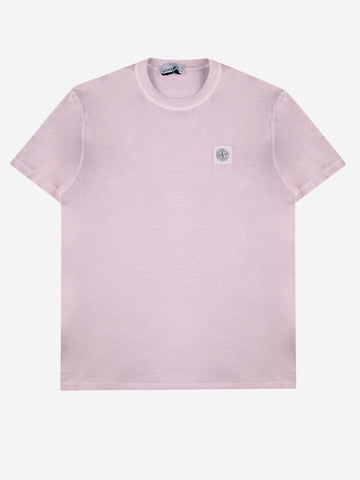 STONE ISLAND T-shirt in cotone biologico Rosa
