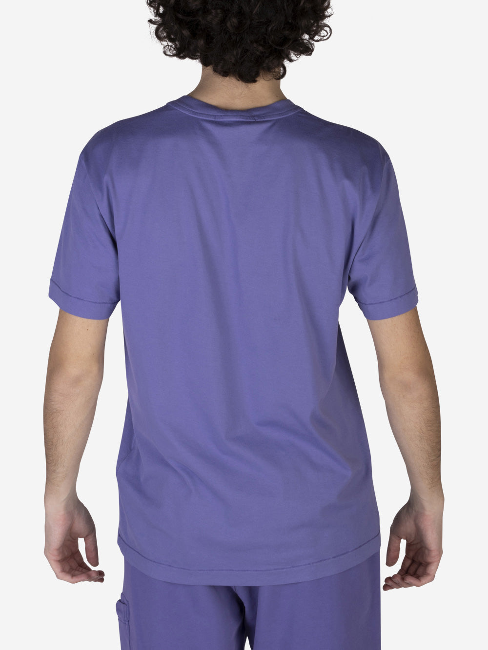 STONE ISLAND T-shirt in cotone Lavanda Urbanstaroma