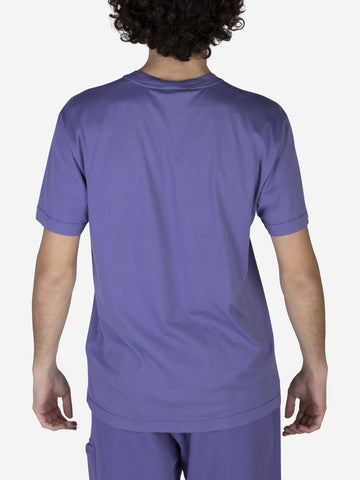 STONE ISLAND T-shirt in cotone Lavanda