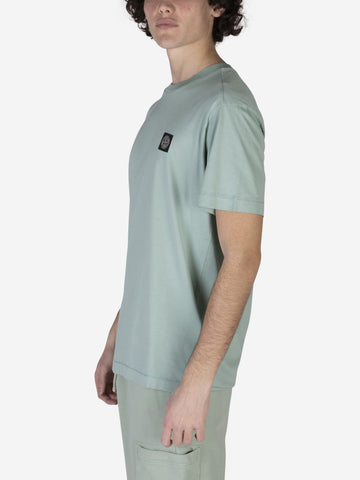 STONE ISLAND T-shirt in cotone verde