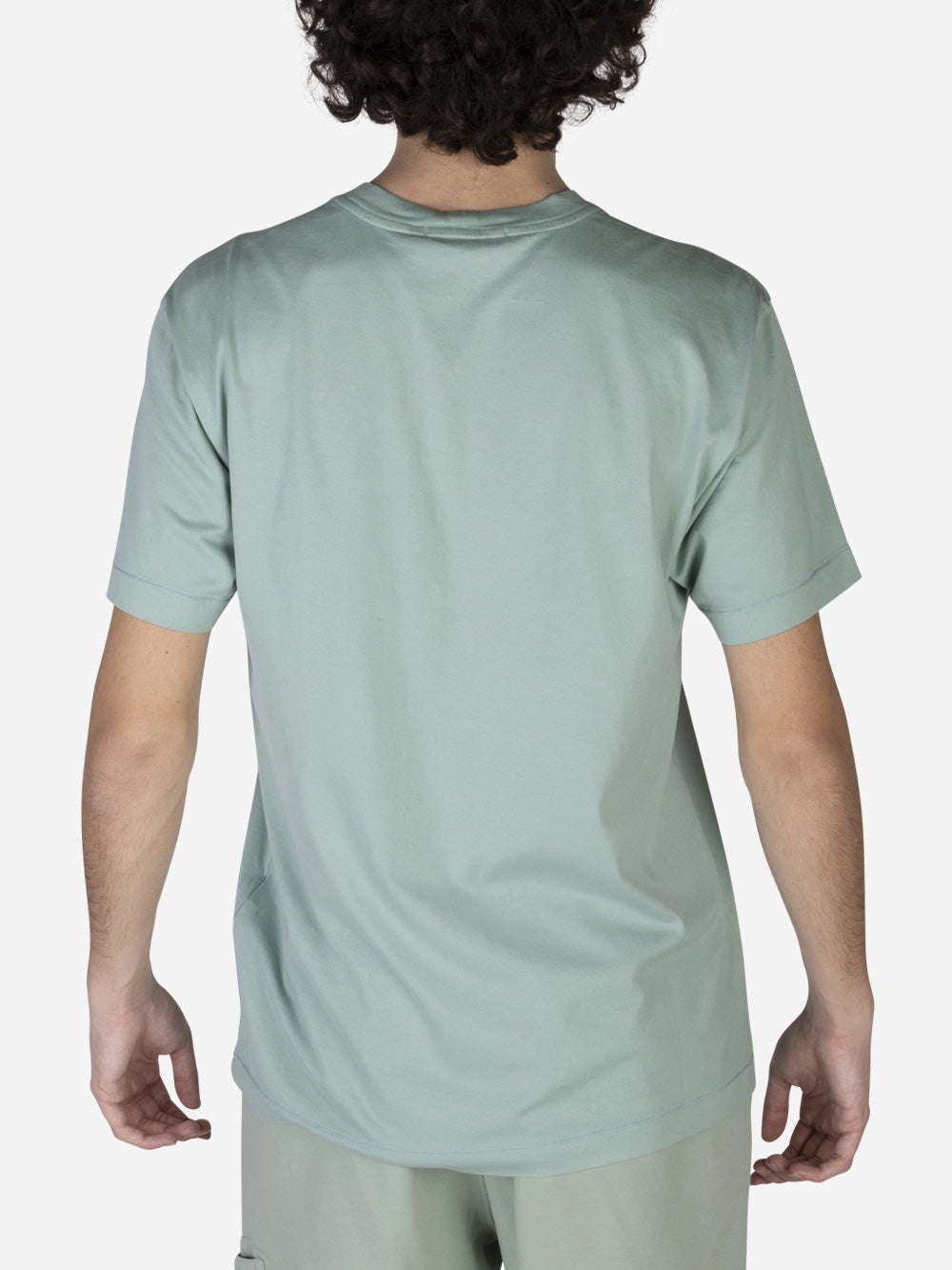 STONE ISLAND T-shirt in cotone verde Urbanstaroma