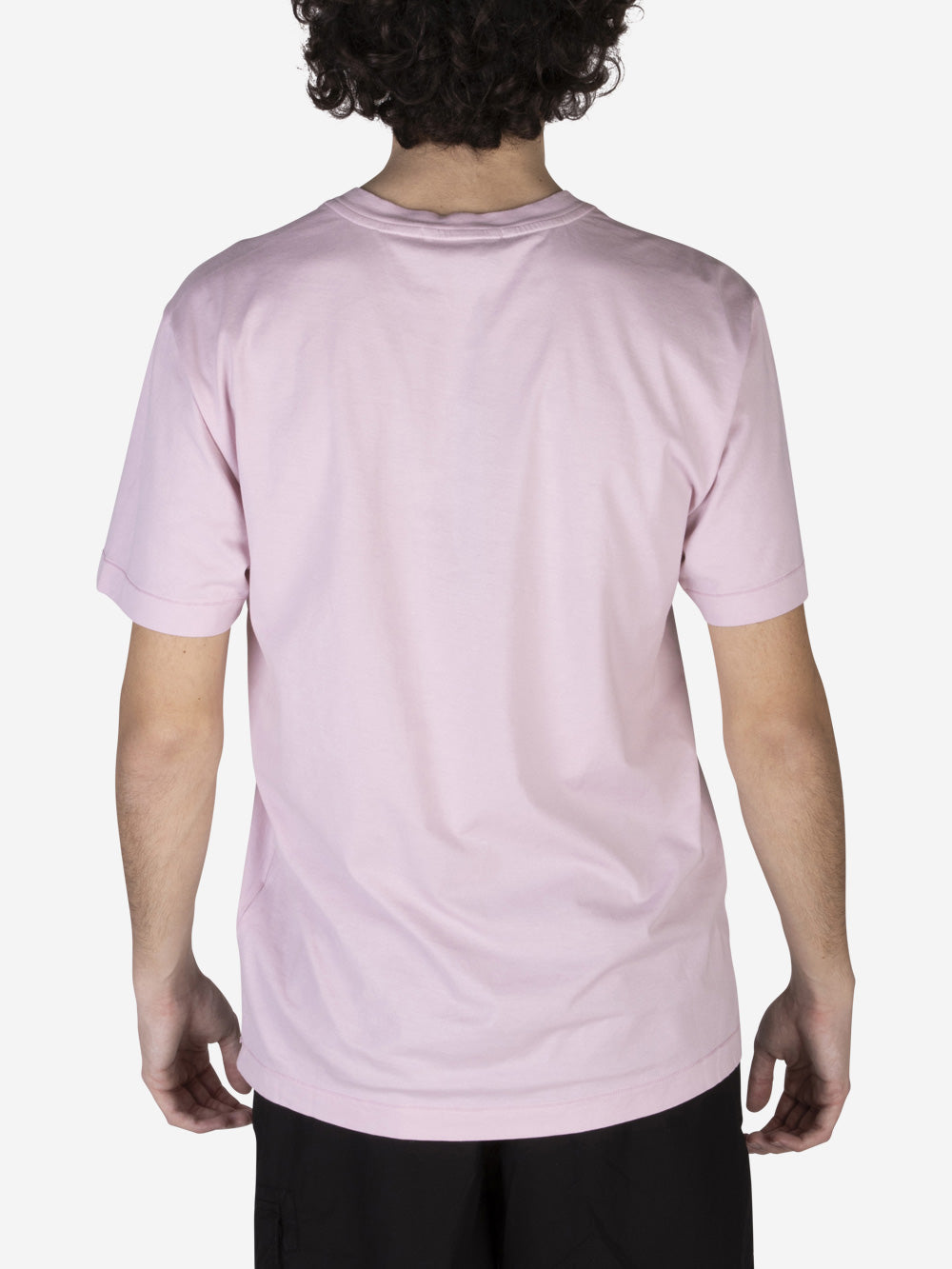STONE ISLAND T-shirt in cotone Rosa Urbanstaroma