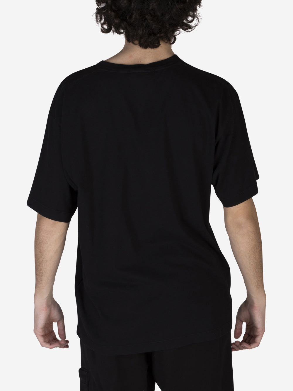 STONE ISLAND T-shirt in cotone Nero Urbanstaroma