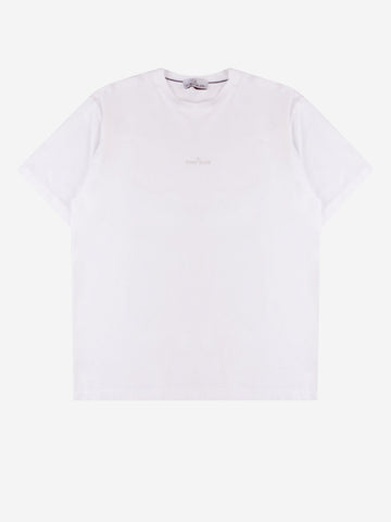 STONE ISLAND T-shirt con stampa Bianco