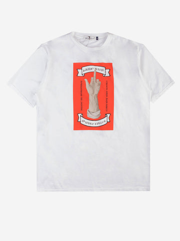 UNDERCOVER T-shirt 'Middle Finger' Bianco